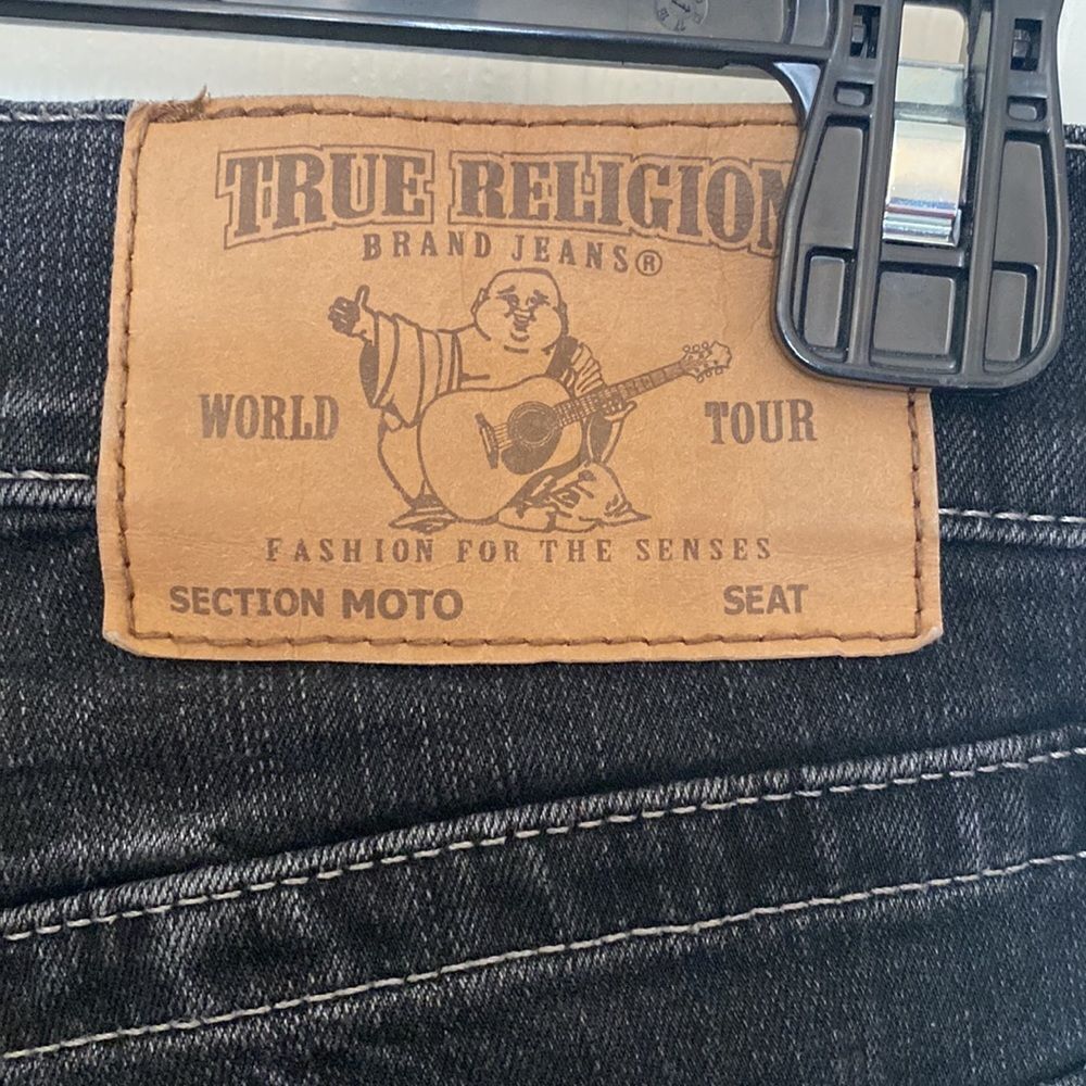 TRUE RELIGION Women’s Moto Jeans Size 27” x 33” - Picture 6 of 6